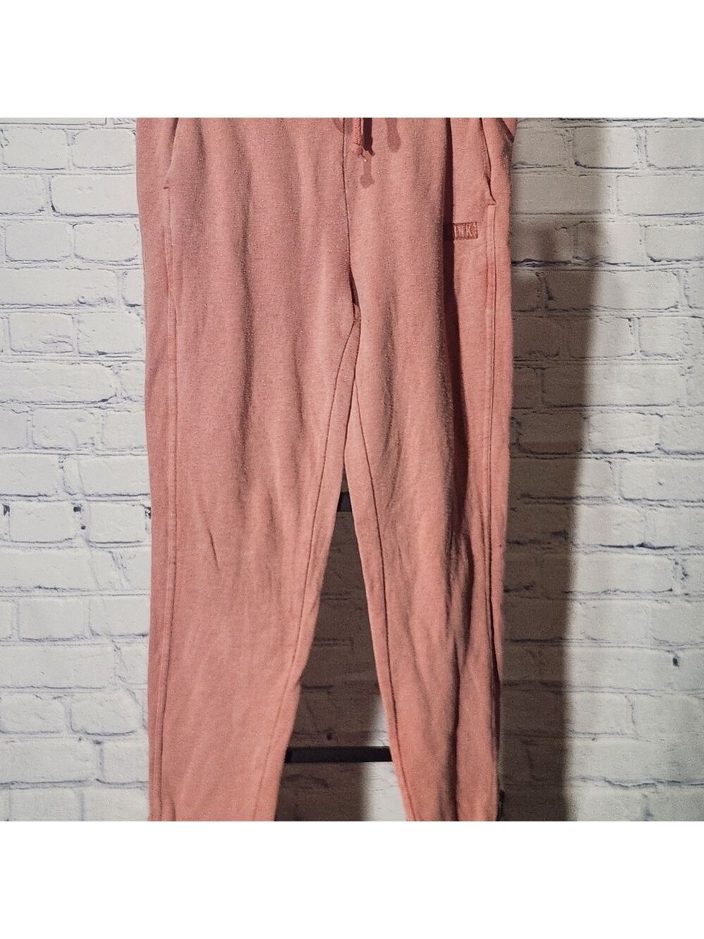 Victoria's Secret Y2k Loose Pink Joggers Side Zip Blush XS Cottagecore